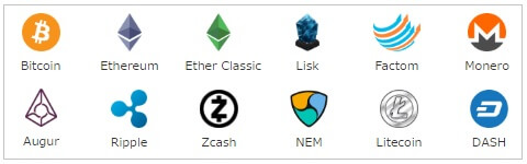 coincheckで買える仮想通貨/暗号通貨の種類