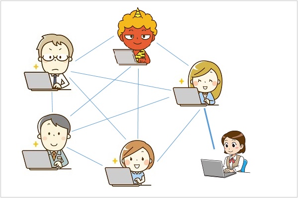 ビットコインの送金イメージ