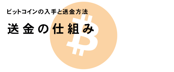 ビットコインの送金のしくみ スマホ版イメージ